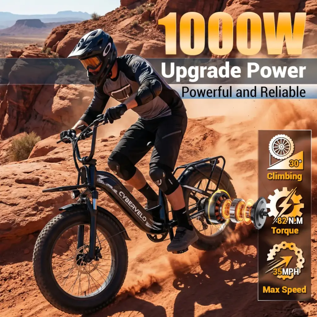 CYBERVELO EK8 fat tire electric bike
