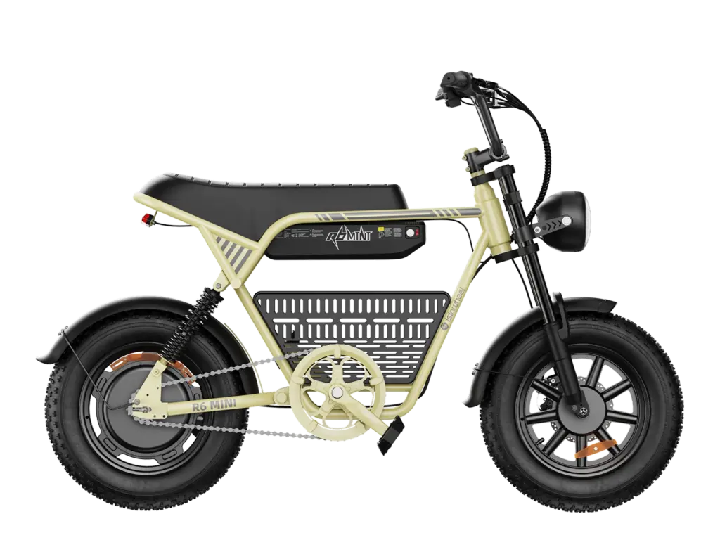 isinwheel R6 Mini Electric Bike — Desert