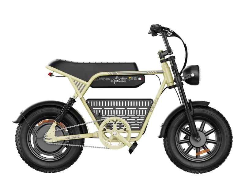 isinwheel R6 Mini Electric Bike — Desert